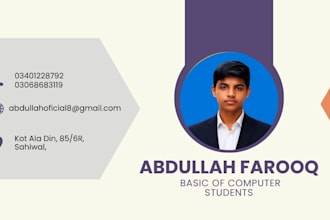 professional business card design