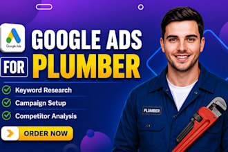 set up google ads for plumbing services to generate calls and leads