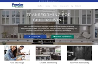 design remodeling website renovation website construction website