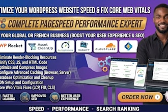 optimize your wordpress website speed and fix core web vitals for pagespeed