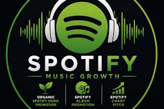 organic spotify music promotion spotify album promotion spotify chart pitch