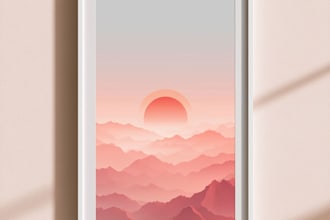 design trendy wall art or printable posters