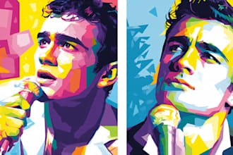 draw your photo to an amazing vector pop art wpap