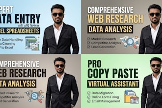 your expert assistant for data entry and web research