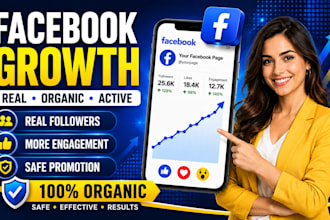 grow your facebook page following fast organically
