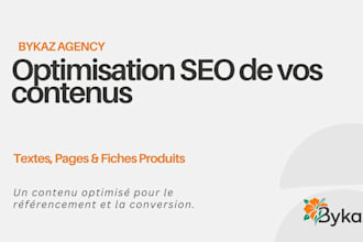 optimize the SEO of your texts, pages, and product listings