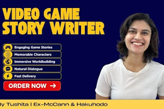write an engaging narrative for your video game