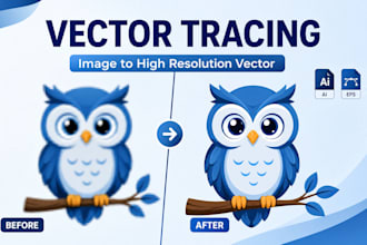 vector tracing, vector art and image to vector conversion