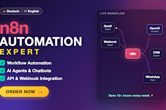 build n8n automation, n8n workflows and ai agents for your business