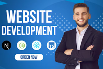 create custom websites as a fullstack developer