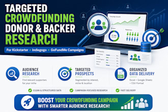 generate verified donor and backer lists for your crowdfunding campaign
