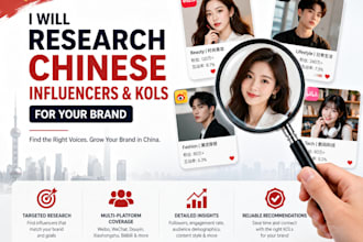 research chinese influencers and kols for your brand