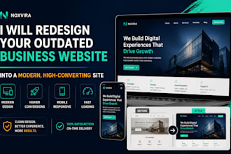redesign your outdated business website into a modern, high converting site