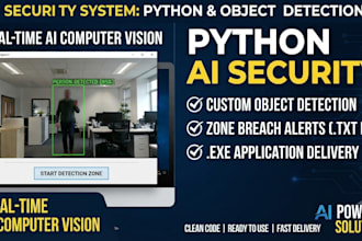 develop a custom ai computer vision and object detection app