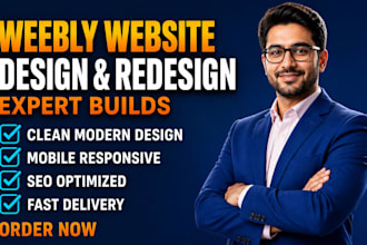 design and redesign weebly, weebly website, weebly landing page site, weebly seo
