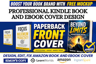 fix, modify, edit, resize rejected book cover or ebook cover, kindle book cover