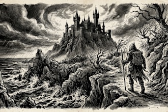 create a detailed traditional pen and ink illustration style