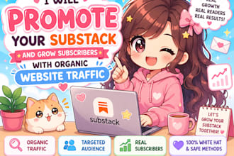 promote your substack and grow subscribers with organic website traffic