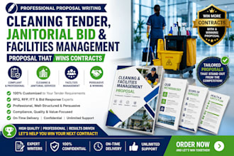 write winning cleaning tender, janitorial bid, facilities management proposal