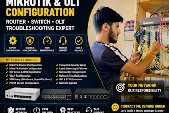do mikrotik configuration, router setup, olt configuration
