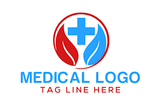 create a modern medical logo design for doctors and clinics