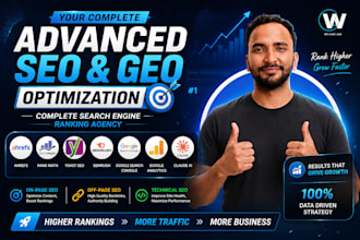 do complete website seo and geo optimization for ranking