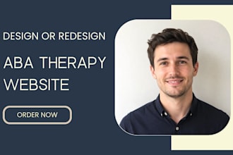 aba therapy website hippa complaint website redesign therapy website design