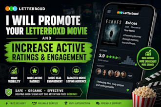advertise your letterboxd movie, increase active ratings and engagement