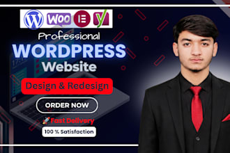 design and redesign a responsive wordpress website