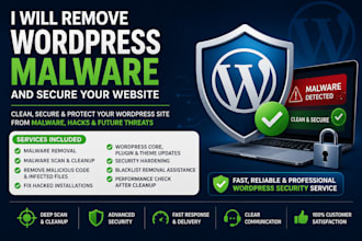 remove wordpress malware and secure your website
