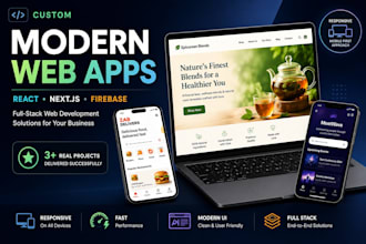 develop a modern dashboard or management system