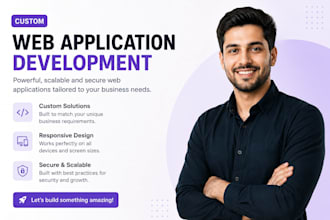 develop a custom web application