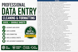 transform messy data into clean excel spreadsheets