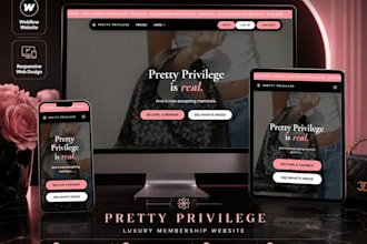 design and develop a professional webflow website