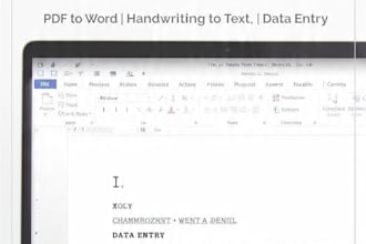 do urdu to english typing and data entry