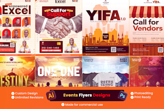 design professional church flyers event posters and social media graphics
