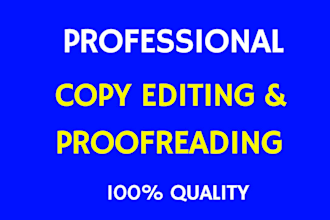 do book proofreading, book editing and proofreading services