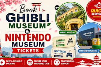 reserve your ghibli museum and nintendo museum tickets