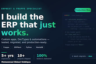 develop custom apps and modules in erpnext frappe framework