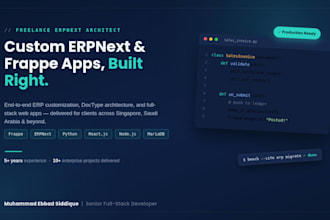 develop custom apps and modules in erpnext frappe framework