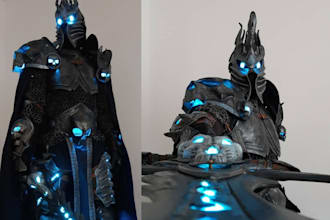 do wearable armor cosplay design 3d cosplay creation props model for 3d printing