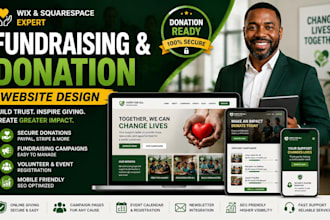 create donation crowdfunding fundraising campaign website for nonprofit