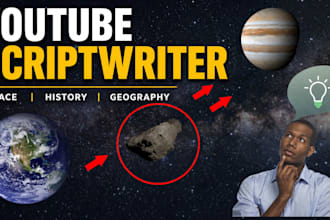 write engaging youtube script for history geography and spac