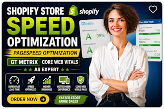 do shopify store speed optimization page speed opt gtmetrix core web vitals
