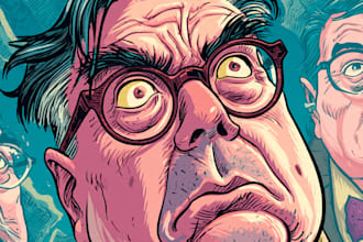 do digital political cartoon for political cartoon
