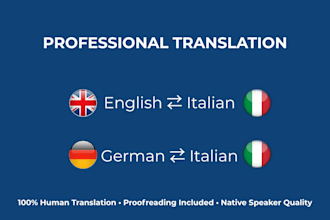 translate and proofread your texts