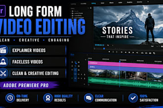 edit long form youtube videos in adobe premiere pro
