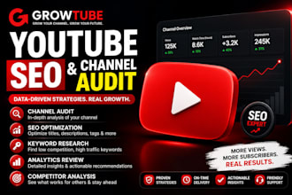 youtube SEO and professional channel audit