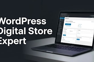 build a custom wordpress digital downloads store website