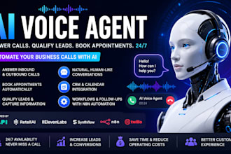 build an ai voice agent, ai receptionist, ai calling agent for your business